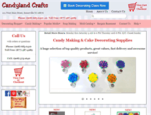 Tablet Screenshot of candylandcrafts.com